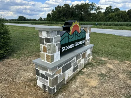 custom made monument signage
